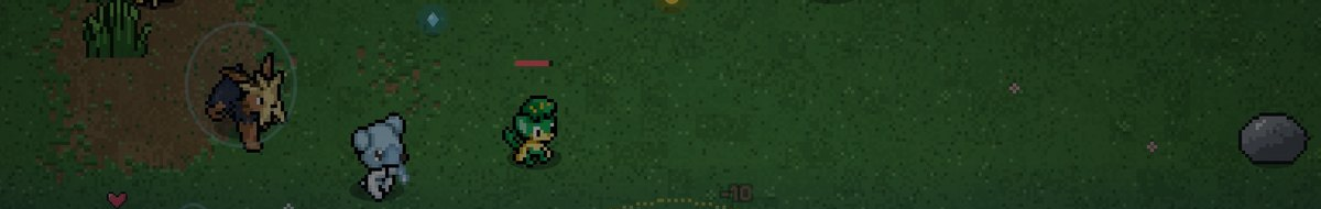 Grass battlefield from the official PokeSurvivor game